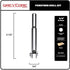 Tools 3/4 Inch x 3-1/2 Inch Forstner Drill Bit, High Speed Steel for Woodworking - Hardwood, Softwood and Plywood (3/4” Forstner)...