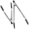 DI ORO Silicone Tongs for Cooking - Heat-Resistant Kitchen Tongs for Cooking with Silicone Tips - Small 9" & Large 12" for Nonstick Cookware - Sta...