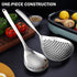 KAYCROWN Skimmer Slotted Spoon, 2 Pack Stainless Steel Pasta Spider Strainer Skimmer Ladle Spoon for Frying and Cooking, Frying Strainer Spoon, Ki...