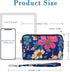 CONISY Large Capacity Wristlet Wallets for Women, Printed Nylon Crossbody Clutch Purse, 3 Zipper Cell Phone Wallet for Ladies...