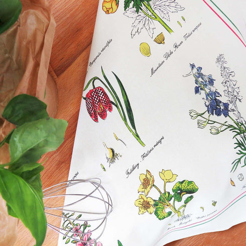 Samuel Lamont, Botanic Garden Kitchen/Tea Towel, 100 Percent Cotton, Imported from UK...