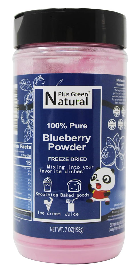 NPG Blueberry Powder 7 Oz, Pure Wild Blueberry Extract for Authentic Flavor in Smoothies, Baking, and Beverages, Freeze-Dried, Non-GMO Food Colori...