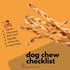 Collagen and Beef Braided Sticks Dog Treats 5-7" (3 Pack) - Odor-Free, All Natural Dog Chews for Healthy Joints, Skin & Coat. Best Rawhide and Bul...