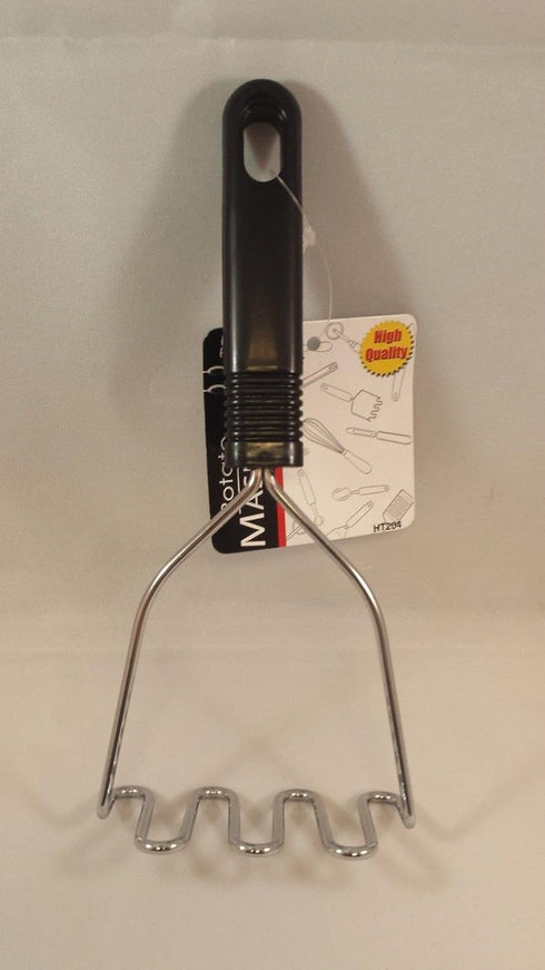 Stainless Steel Potato Masher & Ricer with Plastic Handle - 8 Inches Tall...