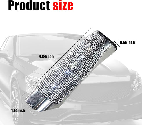 Pack-1 Bling Car Handbrake Cover, Diamond Studded Car Shift Gear Cover, Rhinestone Handbrake Protective Cover, Handbrake Shell Pull Handle Cover (...