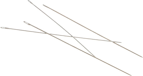 The Beadsmith Bead Embroidery Needles, Size 10 and 12 Assortment, Pack of 4, European Quality, Ideal for right angle weave - The blunt tips will n...