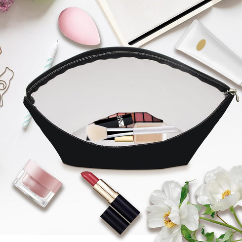 2pcs Makeup Bag With Zipper Large Capacity Travel Cosmetic Bag Multi Purpose Oxford Fabric Zipper Bags DIY Craft Bag Makeup Pouch for Cosmetics St...