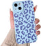 Compatible for iPhone 13 Case Cute Cool Leopard Print Design for Girls Women Soft TPU Shockproof Protective Girly for iPhone 13-Blue...