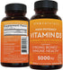 Viva Naturals D3 Vitamin 5000 IU Softgels (125 mcg), 360 Softgels - High Potency Vitamin D Supplements for Healthy Immune Function, Bones & Muscle...