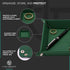 Saffiano PU Leather Travel Valet Tray Organizer in Swiss Green - Catchall Tray Storage Organizer For Bedside, Desk, or Vanity for Jewelry, Keys, P...