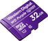 Western Digital SC QD101 Micro SD Card 32GB WD Purple Surveillance Camera WDD032G1P0C...