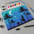 Animal Stencils for Painting,16 Pcs Forest Landscape Stencil,Mountains Rivers Stencils,Reusable Plastic Painting Stencils,Animals, Plants, People,...