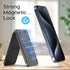 Magnetic Wallet ?Compatible with MagSafe Wallet, for iPhone Wallet with Adjustable Stand, for iPhone 15/14/13/12 Series, 3-Card HolderVegan Leathe...