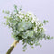 Artificial Flowers Eucalyptus Leaf Babys Breath Gypsophila Bouquets Wedding Party Home Decor,Pack of 1(White)...