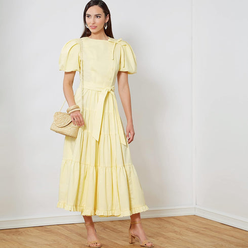 New Look Misses' Wrap Dress Sewing Pattern Kit, Code N6694, Sizes 6-8-10-12-14-16...