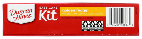 Duncan Hines Easy Cake Kit Golden Fudge Cake Mix, 8.4 OZ...