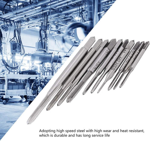 10PCS Micro Taps Bit Hand Screw Thread Taps M1 to M3.5 Thread Screw Tap Tool Set...