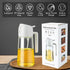 Ponpon Oil Sprayer for Cooking, 16oz Olive Oil Spray Bottle, Oil Dispenser for Kitchen for Barbecue, Salad, Cooking, Baking (White)...