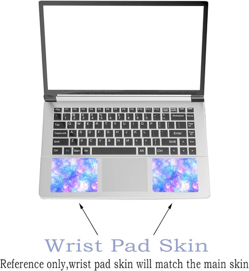 Laptop Skin Sticker Decal,12" 13" 13.3" 14" 15" 15.4" 15.6 inch Laptop Vinyl Skin Sticker Cover Art Protector Notebook (2 Wrist Pad Skins), Decora...
