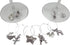 Travel & Animal Themed Wine Charm Gift Set with 20 Beautiful Wine Charms...