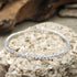 Sparkly Glass Rhinestone Square Artisan Beaded Stretch Anklet | Handmade Hypoallergenic Beach Gala Wedding Style Jewelry...