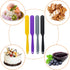 4pcs Silicone Spatula Set Heat Resistant Cake Cream Butter Spatulas Mixing Batter Scraper Non-Stick Flexible Baking Cooking Tool 4 Colors (mix col...