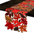 Simhomsen Embroidered Leaves Table Runner for Thanksgiving, Fall or Autumn Harvest Decorations, Dresser Scarf (14 × 53 inches)...