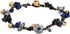 AeraVida Whimsical Pretty Genuine Leather Daisies Flowers Brass Jingle Bells Anklet For Women...