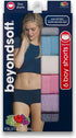 Fruit of the Loom Women's Beyondsoft Panties, Boyshort-Cotton Blend-6 Pack, 7...
