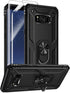 Samsung Galaxy S8 Plus Case with HD Screen Protectors, Androgate Military-Grade Metal Ring Holder Kickstand 15ft Drop Tested Shockproof Cover Case...