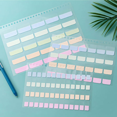 12 Pack Book Tabs for Annotating Books for A5 Refillable Notebook Index Tab 384 Page Tabs for Book Annotation...