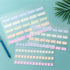 12 Pack Book Tabs for Annotating Books for A5 Refillable Notebook Index Tab 384 Page Tabs for Book Annotation...