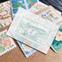 100 Pcs Glassine Envelopes Clear Envelopes and 100 Pcs Wedding Favor Stickers,5 x 3.5 Inches Clear Envelopes For Collecting Lottery Ticket Stamp C...