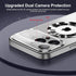 MANLENO Magnetic for iPhone 15 Pro Max Case Magsafe with Full Window Cover Camera Lens Protector Logo View Scratch Resistant Frosted Slim Shockpro...