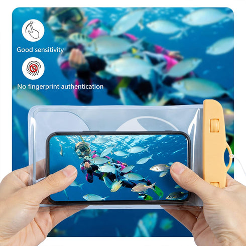 Universal Waterproof Case,Cartoon Pattern IPX8 Waterproof Phone Pouch for Swimming Lanyard Pouch Protector Perfect Underwater Photography Up to 7"...