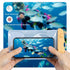 Universal Waterproof Case,Cartoon Pattern IPX8 Waterproof Phone Pouch for Swimming Lanyard Pouch Protector Perfect Underwater Photography Up to 7"...