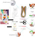 Uniquilling Quilling Paper Quilling Kit for Adults, 8 * 10-inch Witty Owl, Exquisite Handmade for Beginner DIY Craft Painting Kits Tools, Home Roo...