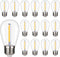 Shatterproof&Waterproof S14 String Light bulbs,S14 Led Bulbs, Patio Lights Outdoor Waterproof Replacement Bulbs,CRI90,Warm White,120V,2200K,70LM,E...