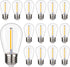 Shatterproof&Waterproof S14 String Light bulbs,S14 Led Bulbs, Patio Lights Outdoor Waterproof Replacement Bulbs,CRI90,Warm White,120V,2200K,70LM,E...