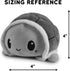 TeeTurtle - The Original Reversible Turtle Plushie - Green - Cute Sensory Fidget Stuffed Animals That Show Your Mood 4 inch...