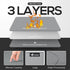 FLASLD Heat Resistant Mat for Air Fryer Site on, Fireproof Silicone Mats for Kitchen Counter, Countertop Protector, No-slip and Waterproof (12"X18...