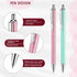 Epakh 2 Pieces Weeding Pen Vinyl Pen Pin Weeding Tool Fine Point Glitter Metal Vinyl Air Release or Car Puncturing Installation Retractable Craft ...