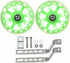 Training Wheels for Kids Bike, 1 Pair LED Flash Mute Bikes Training Wheels Children's Bicycle Adjustable Stabiliser Support Wheels for 12-20 Inch ...