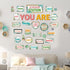 Affirmation Station Bulletin Board Set Cactus Motivational Posters for Classroom You Are Positive Accent Cutouts Inspirational Decoration for Home...