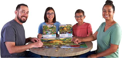 RoseArt - Puzzle Collector - Guardians of The Lake - 1000 Piece Jigsaw Puzzle for Adults...