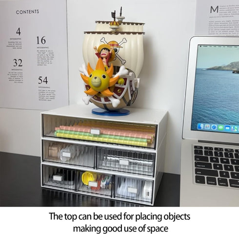 Desk Drawer Organizer, Stackable Office Supplies Desk Organizer, Plastic Plastic Storage Drawer, Desk Grocery Organizer For Stationery/Office Supp...