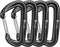 Small Heavy Duty Carabiner Clips: Favofit 12kn(2697lbs) Caribeaner for Keychain - Lightweight Hammock Caribeener for Hiking Camping Dog Leash...