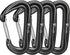 Small Heavy Duty Carabiner Clips: Favofit 12kn(2697lbs) Caribeaner for Keychain - Lightweight Hammock Caribeener for Hiking Camping Dog Leash...