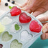 Heart Shaped Ice Cube Trays with Lid, Chocolate Mold, Easy Release Ice Trays, 21-Cavity Silicone Heart Molds for Ice Cubes, Gelatine, Baking and C...