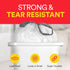 Small Trash Bags 4 Gallon Trash Bags Drawstring - 57 White Unscented Small Garbage Bags | Waste Basket Plastic Trash Can Liners | Bathroom House C...